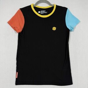 Dutch Bros Shirt Size Small Colorblock Logo Short Sleeve Tee Coffee T-Shirt